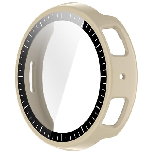 TRIPLE RIVER�EFor Amazfit Active Max �P�[�X �J�o�[ �t�������K���X �S�ʕی� �t���ی�P�[�X �P�F/�N���A �t�B������� �n�[�h�P�[�X For �A�}�Y�t�B�b�g �A�N�e�B�u �}�b�N�X(�x�[�W��)