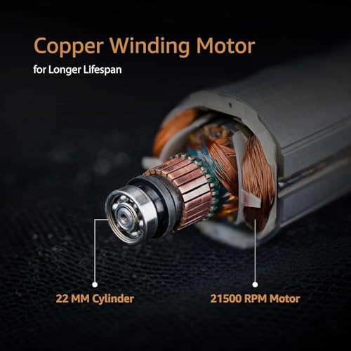 Image of amazon basics 2-in-1 Digital Tyre Inflator|150 PSI Dual-Mode Portable Air Compressor|3x2000 mAh Battery|Copper Winding Motor, LED Light, Auto Shut-off | Multiple Nozzle for Cars, Bikes | Orange, Black