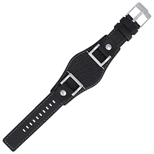 Uhrenarmband 14mm Leder Schwarz - JR-1156 | LB-JR1156