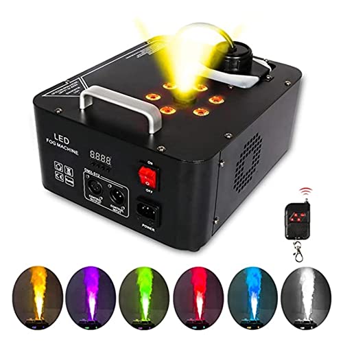 Máquina de humo de columna de aire con 6 LED a todo color