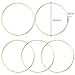 Sntieecr 5 unidades de 35 cm de largo metal floral corona de...