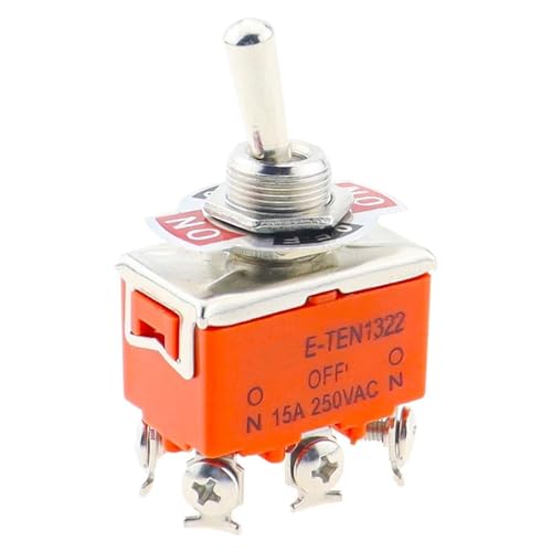 Interrupteur E-TEN1322 évitez les pannes de contact 6 broches 15A