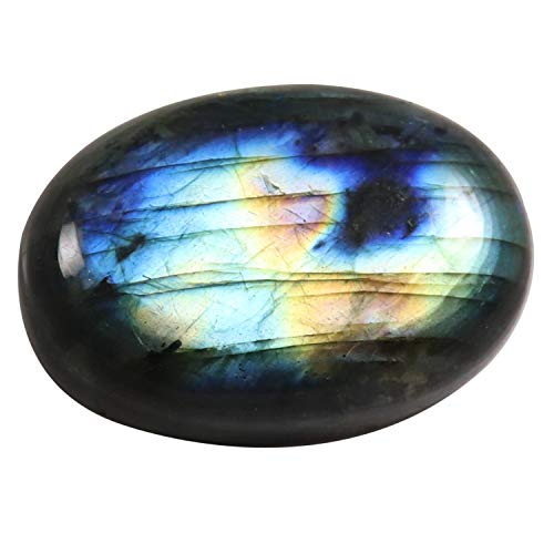 Cabochon labradorite véritable de 42,45 carats pour haute bijouterie