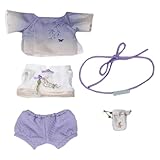 4. Matériau doux, facile à enlever et à mettre sur la poupée. Les enfants peuvent explorer la mode, la narration et les scénarios de jeux de rôle imaginatifs.