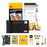 [Impresiones de alta calidad] 24 bits / 16,7 millones de colores. Mejora en al saturación y el color. Utilizando la tecnología 4PASS, Kodak Mini 2 ERA ofrece impresiones impecables. Las impresiones laminadas de varias capas son resistentes a las huellas dactilares y al agua, lo que garantiza que sus recuerdos duren toda la vida.