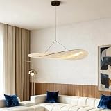 Trutipon Moderne Kronleuchter Kreatives Design Seidene pendelleuchte Höheneinstellbare Wohnzimmerleuchte im Wabi Sabi-Stil LED-Retro-deckenlampe geeignet für Esszimmer Schlafzimmer Bar hängelampe