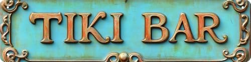 Kexle TIKI BAR Street Sign