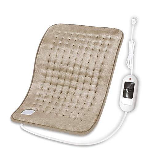 Image of Dr Care Velvet Heat Therapy Orthopaedic Pain Reliever Electric Heating Pad for Joints, Muscle, Back, Leg, Shoulder, Knee, Neck (with Auto Temperature Controller)