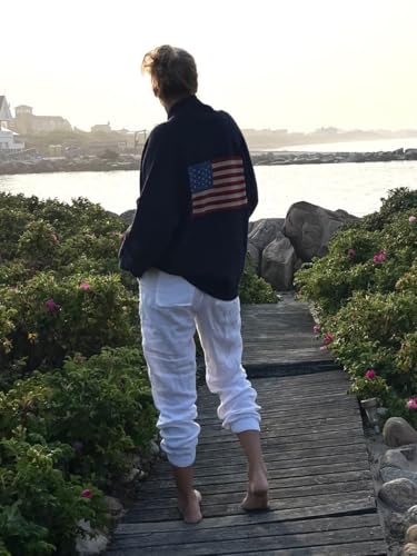 Fourth of July American Flag Knit Sweater Cardigan for Women Y2k USA Patriotic Vintage Knitwear Cardigans.4