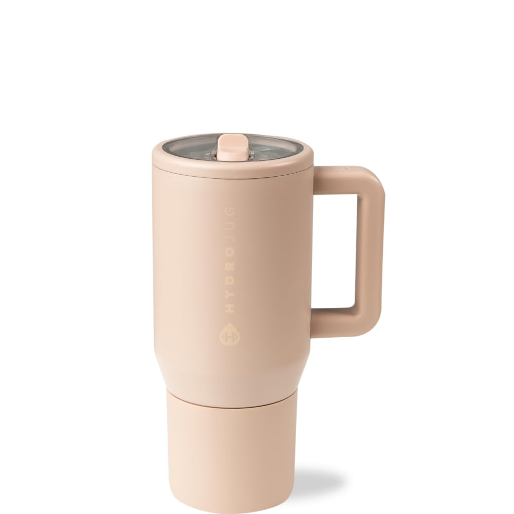 HydroJugKids - 20 oz Insulated Kids Water Bottle with Flip Straw & Handle | Leak-Proof & Durable | Perfect for School, Sports, Lunch, Travel & Camp, Autumn Oak