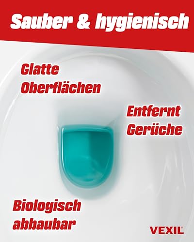 VEXIL® Urinsteinentferner EXTRA STARK - 1000 ml - entfernt mühelos hartnäckigen Urin- & Kalkstein - Profi WC-Reiniger - biologisch abbaubar - Urinsteinlöser Made in Germany