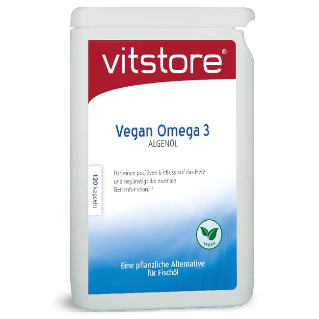 Vegan Omega 3 Algenöl DHA - Günstige Wirkung auf das Herz