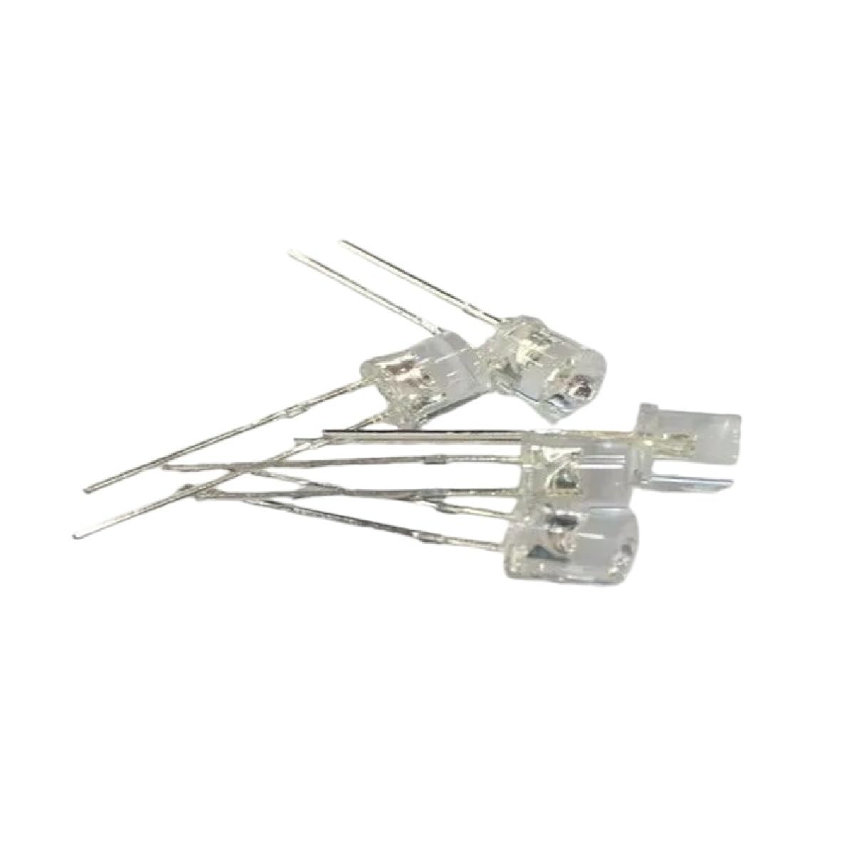 100pcs Flat Top 5mm Blue LED Diode Light Water Clear 5 MM Ultra Bright Wide Angle Light-Emitting Diode LED Lamp Through Hole New for Arrival 2025 High for Quality