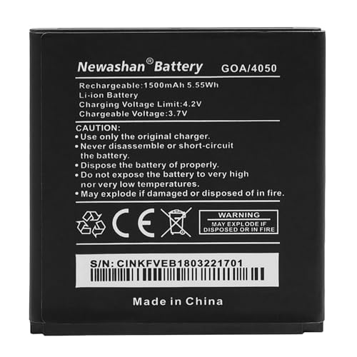 NEWASHAN Batterie Compatible avec Wiko Téléphone Portable Sunny Sunny2 Sunset Sunset2 Goa Mobile Smartphone 1500mAh 3,7V Rechargeable Li-ION Accu Piles 4050 2502