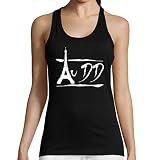 Closset Au DD | Tour Eiffel | Débardeur Femme Musique Rap Français XS
