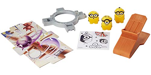Minions Toys The Rise Of Gru Splat'ems Multipack Kung Fu With 3 Mini Minion Figures With Deluxe Launcher And Sticky Targets, Gift For Kids 4 Years & Older #TOP4