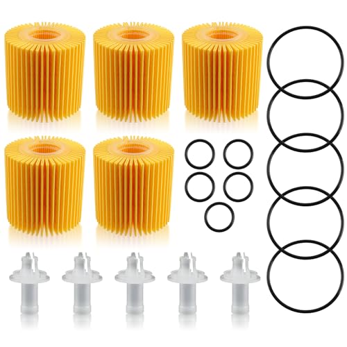 MOTOALL 04152-YZZA1 Oil Filter Kit for Toyota Avalon Camry RAV4 Sienna Lexus ES300h ES350 IS200t RX350 RX450h 04152-31090, 04152-YZZG1