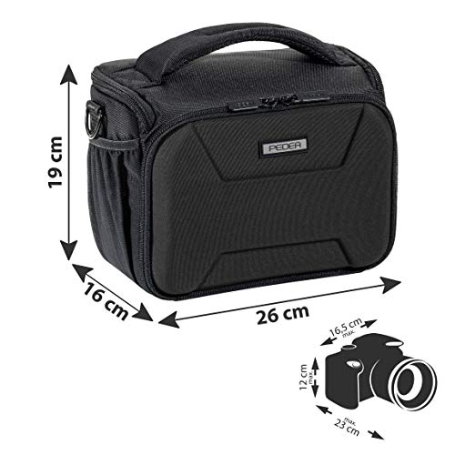 Housse appareil photo reflex PEDEA noir pour Canon EOS et Nikon D - 2