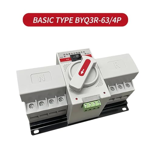 Interruptor de Transferencia Automática con Cambio Rápido MCCB Doble Potencia AC 350V-415V 4