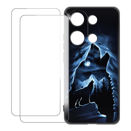 UOGNADGD Xiaomi Redmi Note 13 Pro 4G �Ƃ̌݊������� �J�X�^���J���t���P�[�X�{�����K���X�ی�t�B����2���t�� ? �Ռ��z�������h�~ (�T 2)