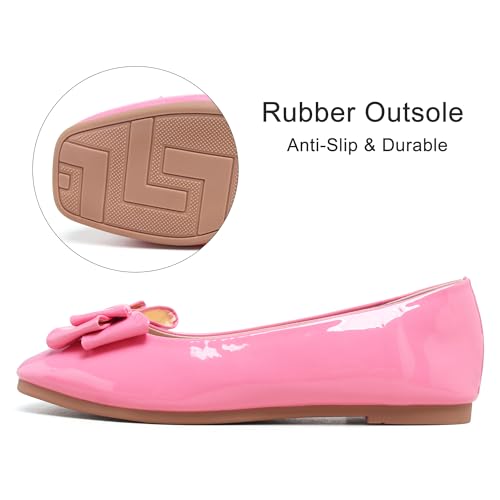 Image of Dear Time Women's Casual Foldable Ballet Flats Square Toe Ballerina Flats Shoes Comfortable