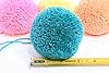 Single Large Yarn Pompoms 3 inch Pom Poms with Tails for Crafts or Decor in the Color of Your Choice (Purple) #3