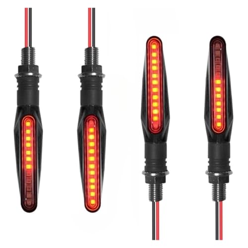 Clignotants LED universels pour moto finitions haut de gamme IP68 feux arrière 12V