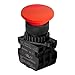 S2BR-P1R3A, Start Push Button, Auto Spring Return, ?22/25, Red, 3 Normal Open, 110VAC/10A,220VAC/5A