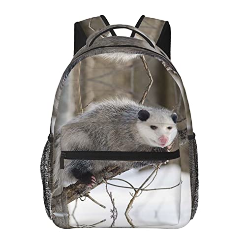 Sac à dos pour l'école université et voyages noir imprimé