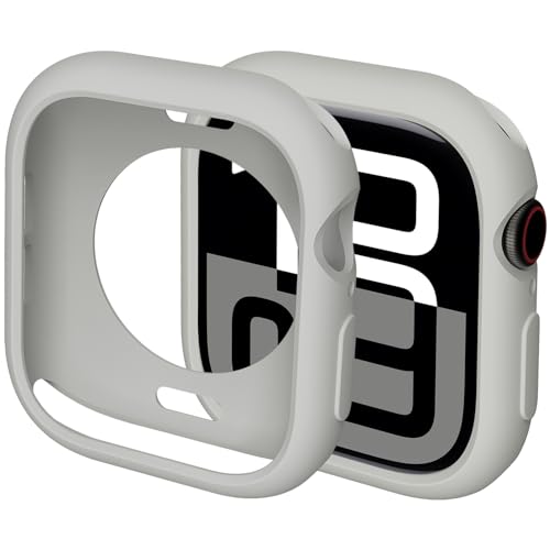 Coque Apple Watch 10 46mm idéale pour le sport et le bureau en gris
