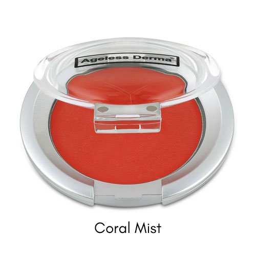 Ageless Derma Mineral Cream Blush (Coral) Gluten and Paraben Free