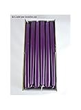 Richard Wenzel GmbH, Aschaffenburg 12er Pack Spitzkerzen Ø 2,3 cm h 25 cm, Brenndauer ca. 8 Std. - Grape
