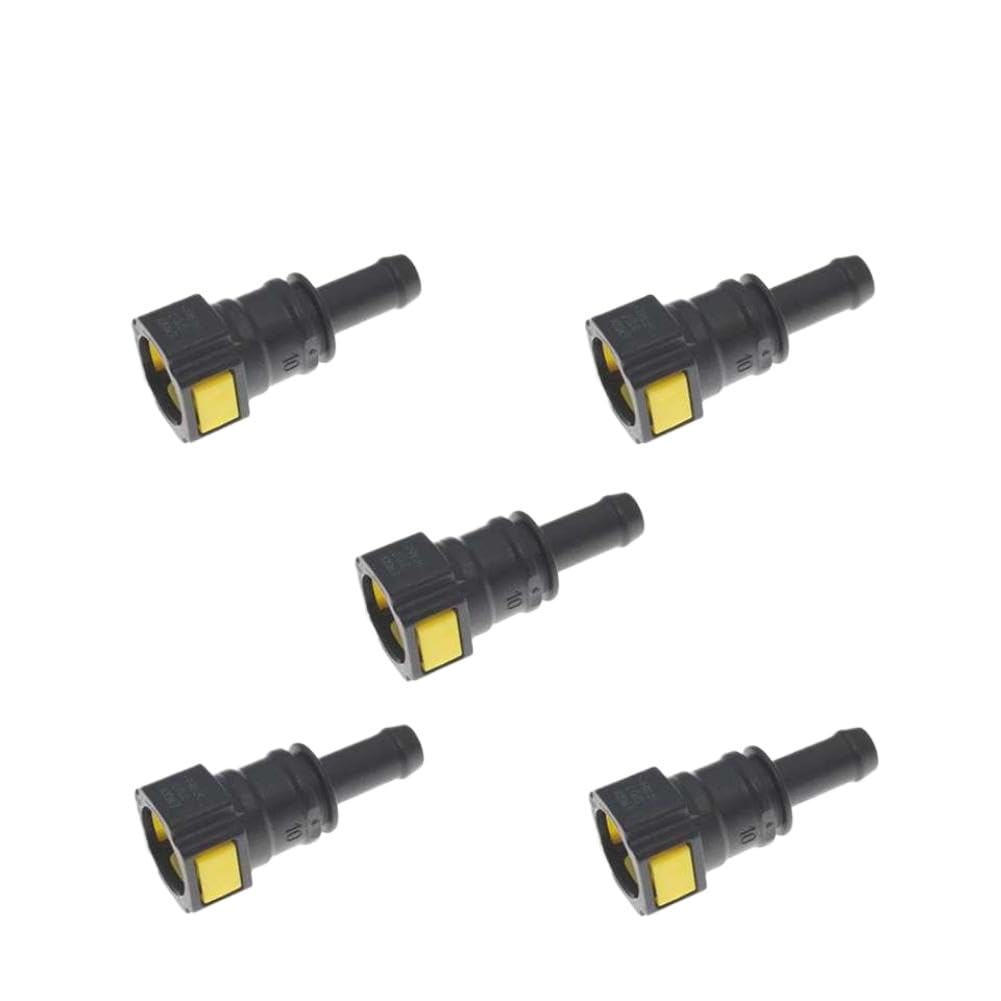 Fuel Line Hose Coupler Quick Release Connect Connector 1/2 5 10 ID10 20805109 Compatible with Trucks T Series(5PCS)