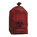 GRAINGER APPROVED Biohazard Bags 3 gal. Red PK200