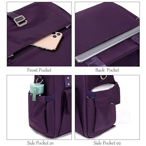 Bolso tote mediano para mujer impermeable de nylon miniatura 4