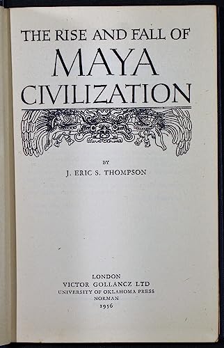 The Rise and Fall of Maya Civilisation [Italian] B000LA6422 Book Cover