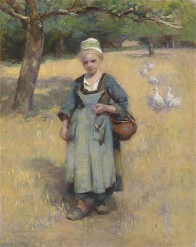 Tableaux peinture sur toile Le Marché sous les arbres Nice de Terrick Williams SERENDIPITP 60x90cm