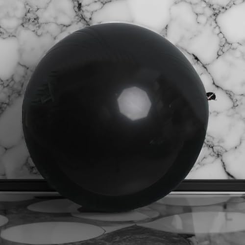 FAMULIA 巨大風船 90cm 黒 ブラック バルーン 大きい ジャイアントバルーン (8個セット black) 飾り付け