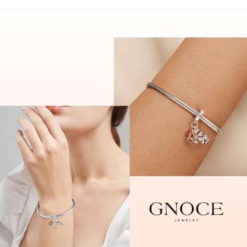 Image of GNOCE Christmas Charm Sterling Silver Pendant Bead
