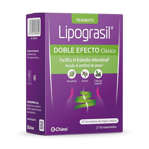 Lipograsil Clásico Doble Efecto - Ingredientes de Origen natural - 50 Comprimidos
