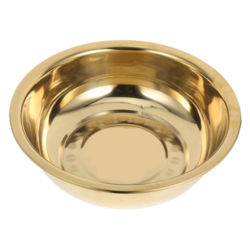 OUNONA Lavabo de Acero Inoxidable Engrosado Tamaño Mediano Diseño Ergonómico Resistente al Desgaste para Remojar Pies Lavar Ropa Verduras y Uso Doméstico