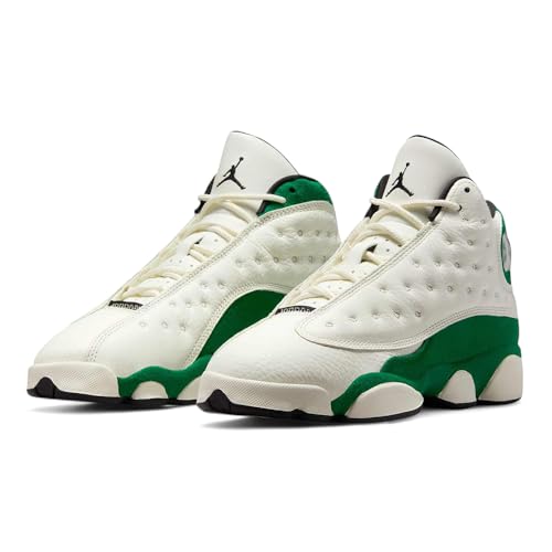 Air Jordan 13 Retro Court of Legends Preschool Lifestyle Shoes (Sail/Black/Pine Green)3