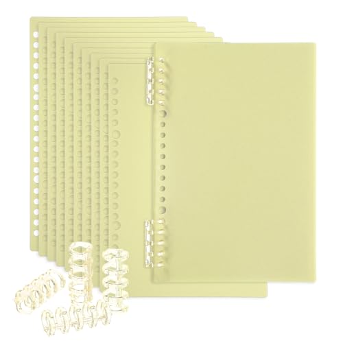Couvertures de reliure A5 pour protéger et relier vos livrets jaune