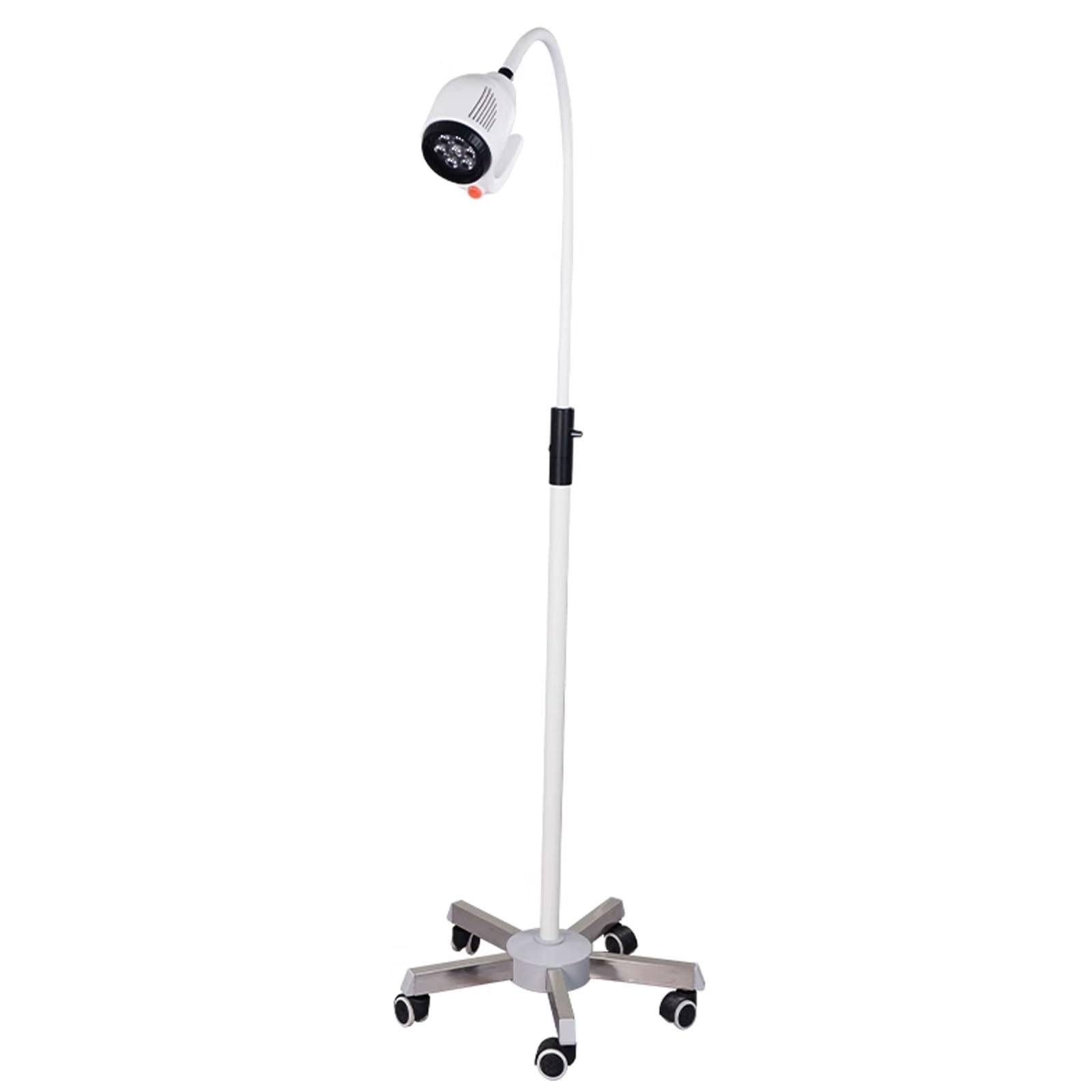 Lampada Chirurgica Mobile Dells'esame Del LED Visita A Collo D'Oca Luminosità E Angolazione Della Testa Della Lampada Regolabili per Impianti Dentali E Assistenza