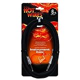 On-Stage Hot Wires 1/4' Guitar Instrument Cable, 6 Feet