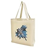 GRAPHICS & MORE Batman Character Grocery Travel Reusable Tote Bag
