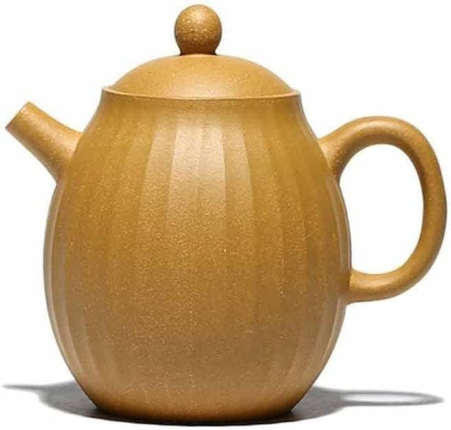 紫粘土ティーポット生鉱石セクション泥純粋な手作り家庭用ティーカンフーティーセット漏れ家庭用本物のドラゴンエッグティーポット (A 1