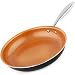 MICHELANGELO Copper Frying Pan Nonstick, 11 Inch Frying Pan with Ultra Nonstick Titanium Coating, Nonstick Skillet, Copper Pan, Titanium Frying Pan Nonstick - 11 Inch