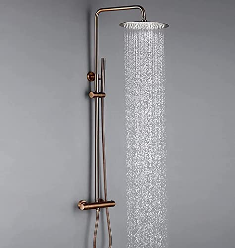 Mitigeur de douche thermostatique or rose, la promesse d'un moment de détente absolue - 2