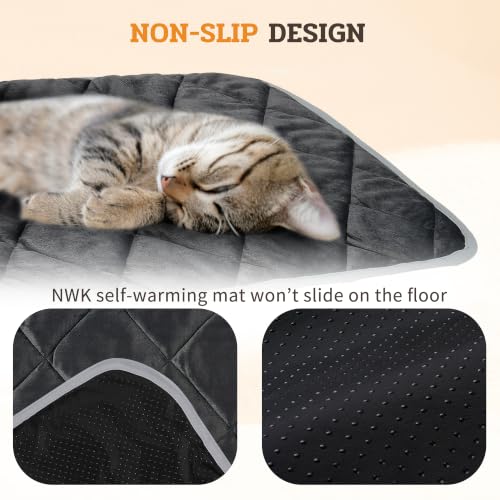 NWK Self Warming Thermal Pet Mat for Dogs and Cats (Black, X-Large) by NWK - Used condition - Image 6